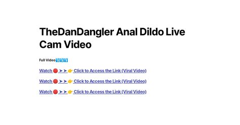 thedandangler anal